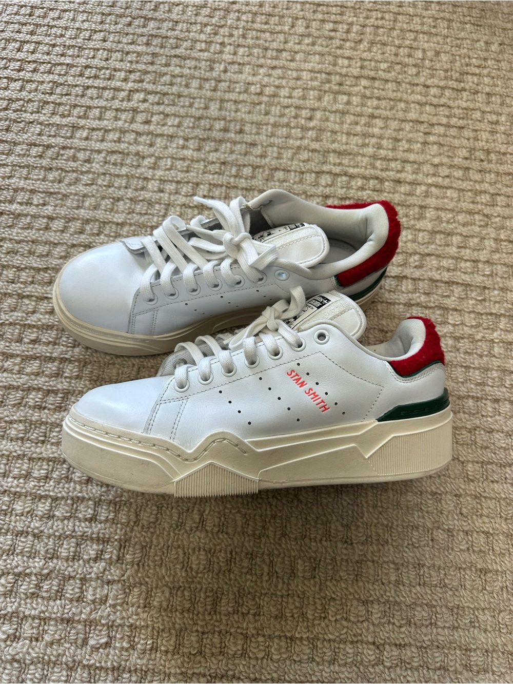 Adidas Women’s Stan Smith Bonega 2B Platform Sneakers Sz 7.5